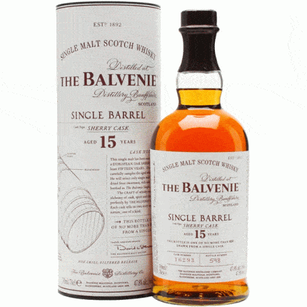 Buy Balvenie 15 Year Old Single Barrel Sherry Cask Online