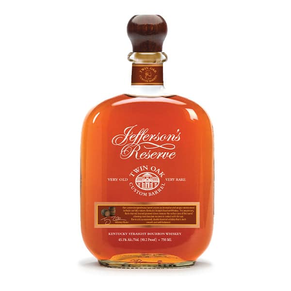 Buy Jefferson Reserve Twin Oak Very Rare Bourbon Online