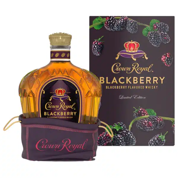 Crown Royal Limited Edition Blackberry Flavored Canadian Whiskey
